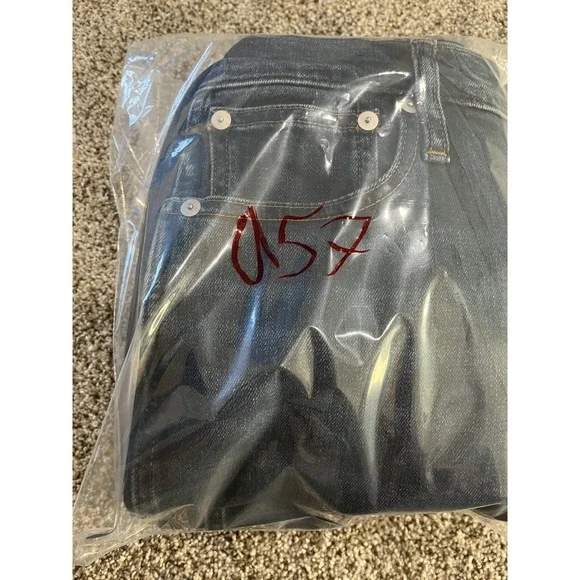 Madewell The Perfect Vintage Jean Straight Blue Denim Jeans Button Zip 5-Pocket - Picture 11 of 11